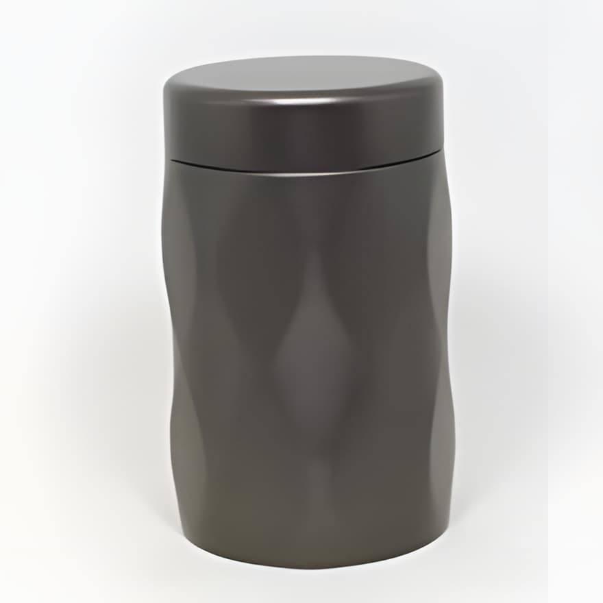 Dóza plechová 100g S ANTHRACITE CRISTALLO —