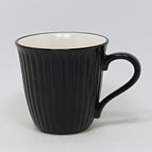 Japonský keramický hrnek 230 ml - černý - NOVINKA —
