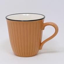 Japonský keramický hrnek 230 ml - oranžový - NOVINKA —